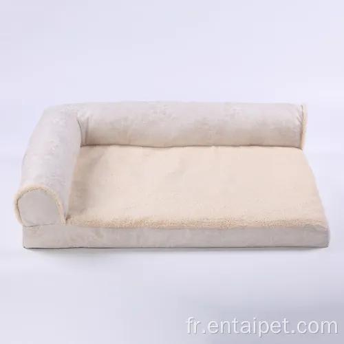 Fleep orthopédique confortable canapé pour chiens amovibles avec un boîtier